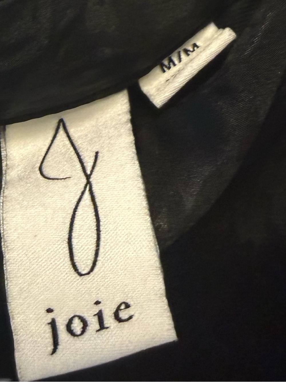 Joie M Baroque Floral Blouse Black Rust Puff Sleeve Boho Romantic Statement Top - Picture 5 of 5